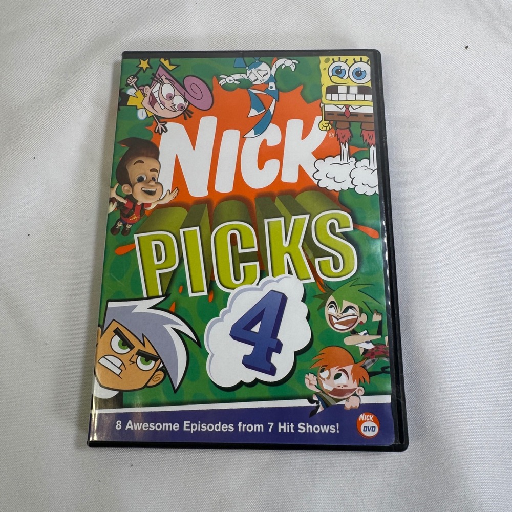 Nickelodeon Nick Picks Vol 4 DVD 2006 SpongeBob Danny Phantom Jimmy Neutron